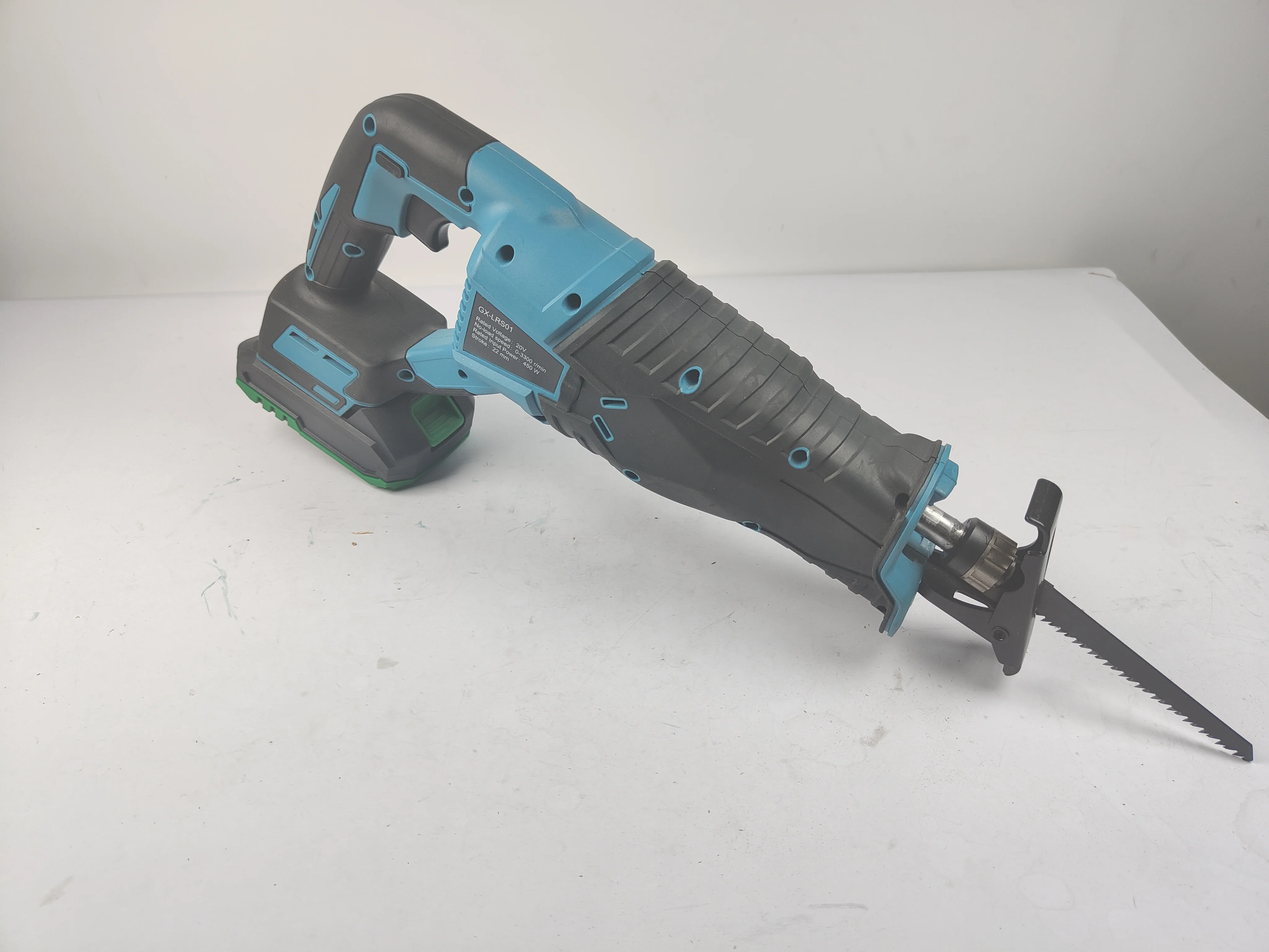 20V 2.0ah Electric Battery Steel Cordless Reciprocating Saw Cutting Wood 20mm Stroke Length Red 220V Wood Saw Machines 3 in 1