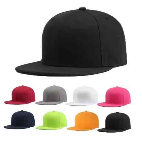 OEM Hat Man Plus Size Baseball Caps Adult Flat Brim Hip Hop Fitted Hat Men Women Large Size Snapback Cap