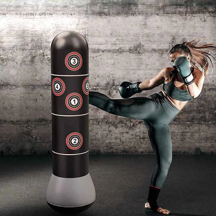 Wholesale Force Training Boxing Bag Stand Inflatable Punching Bop Bag
