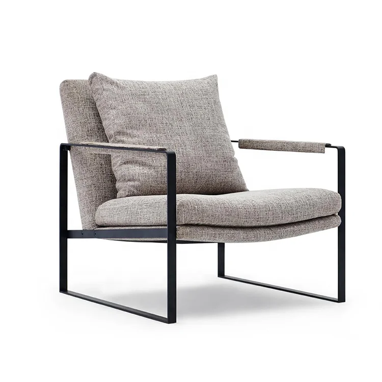 Foshan Xin Yu upholstered fabric armchair with armrests New hot selling products Hotel lounge chair Armchair living room chair