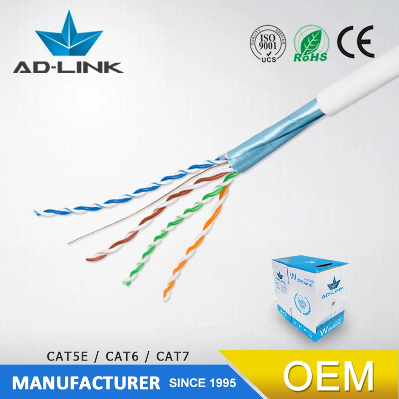 Сетевой кабель с Wi-Fi Systimax 1000 футов производство Oem 305 м коробка Cat6 сетевой Utp Ftp Cat6e медь