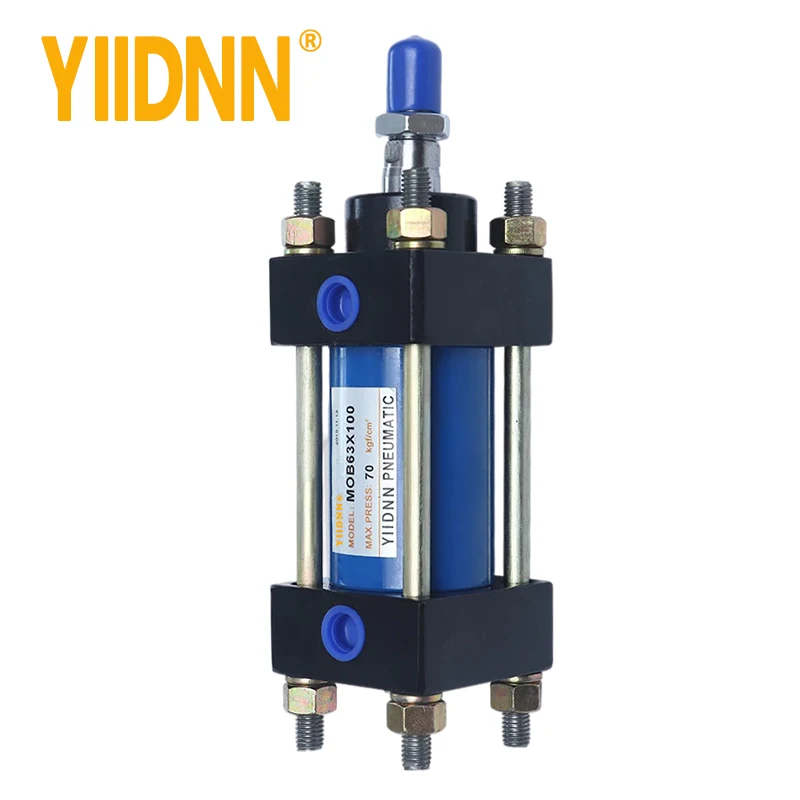 HOB MOB series cylinder double acting tie-rod medium light duty telescopic hydraulic cylinder