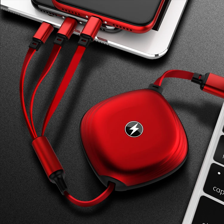 Китайский узел 3 в 1 usb 3,0 зарядный кабель Высокое качество Тип c кабель 3 А Быстрая зарядка 1 м кабели для передачи данных