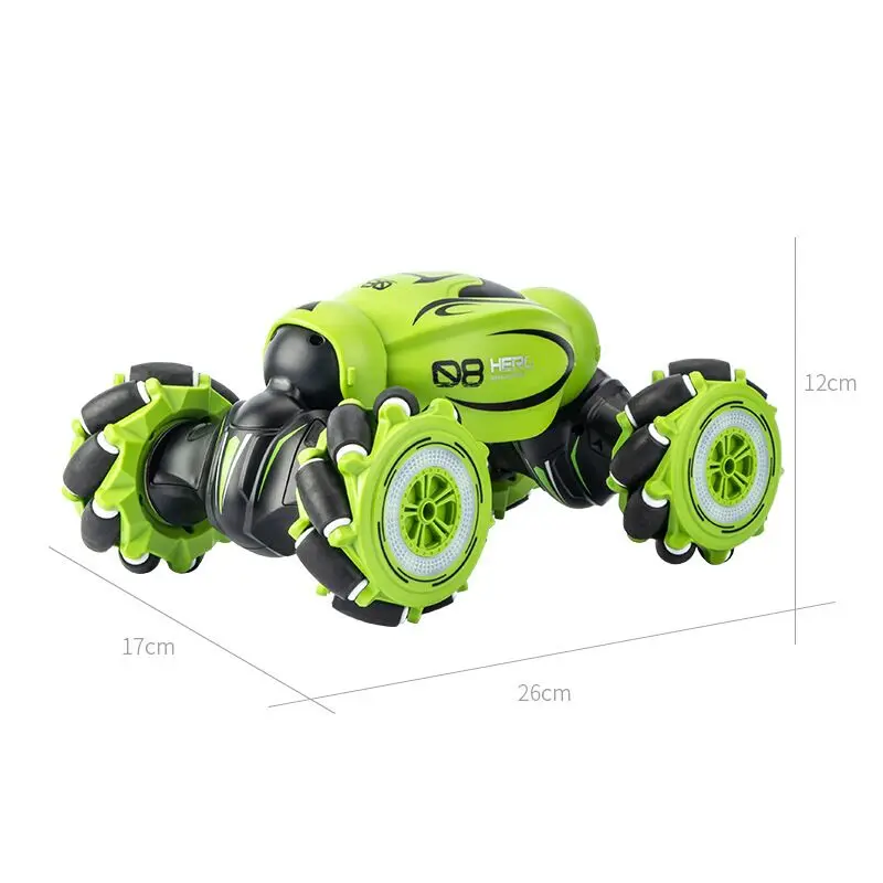  Kid toys gesture induction twisting car music dancing remote control deformation off-road
