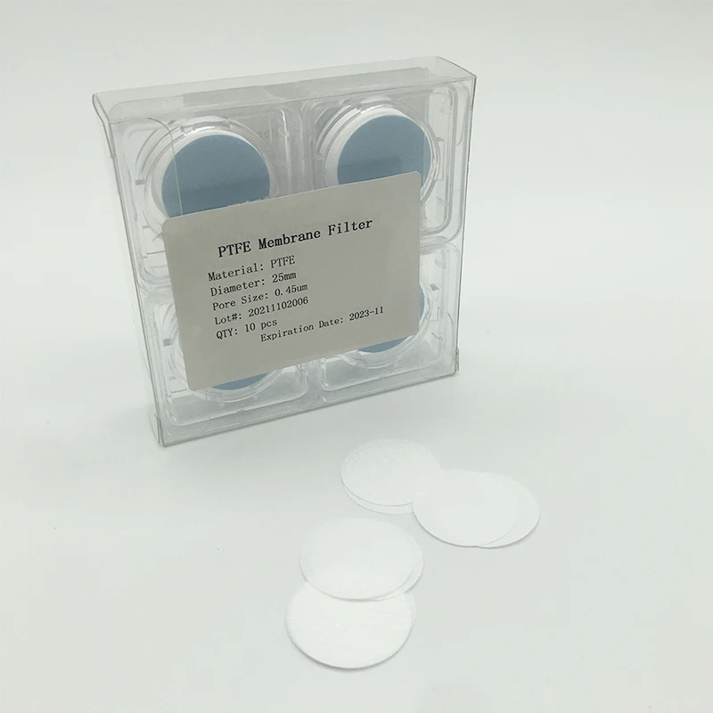 Disc membrane filter water hydrophobic sterile filter membranes PTFE filter membrane