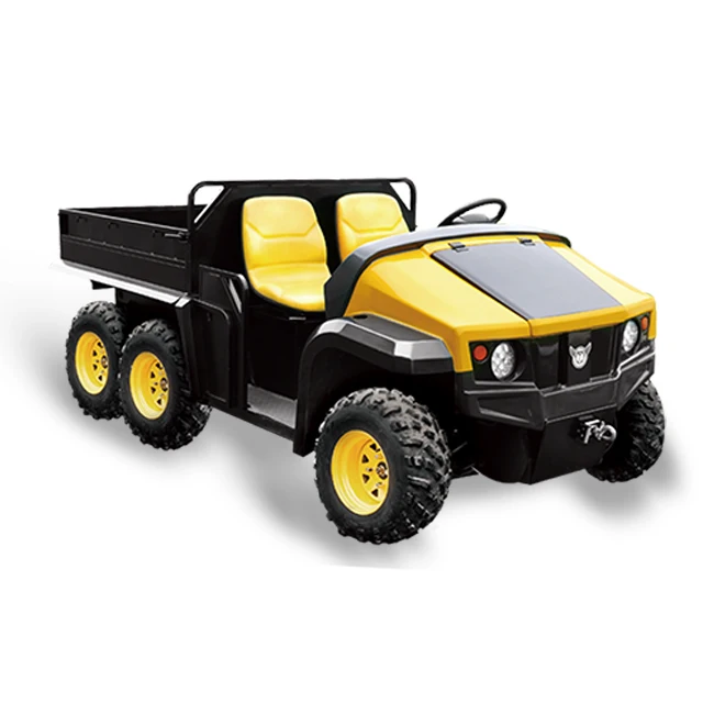 5kw Electric UTV 6x4 Max BLACK YELLOW  Motor Switch Power Hydraulic Color Brake Transmission Automatic vehicle UTV
