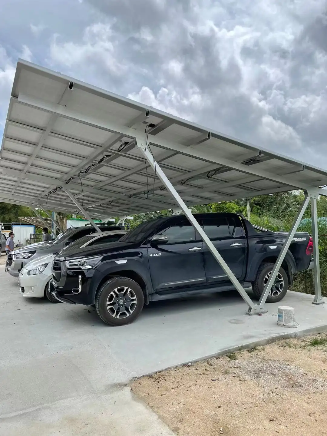 Wholesale Price Solar Parking Waterproof Carport Canopy Mounting System Structure Solar Carport
