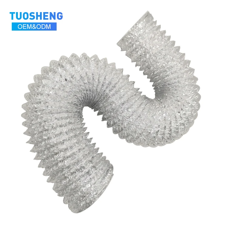 Factory Price Wholesale Flexible Aluminum Foil Air Duct Hose for HVAC System