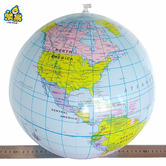 Promotional Eco-friendly inflatable earth globe beach ball inflatable world map beach ball