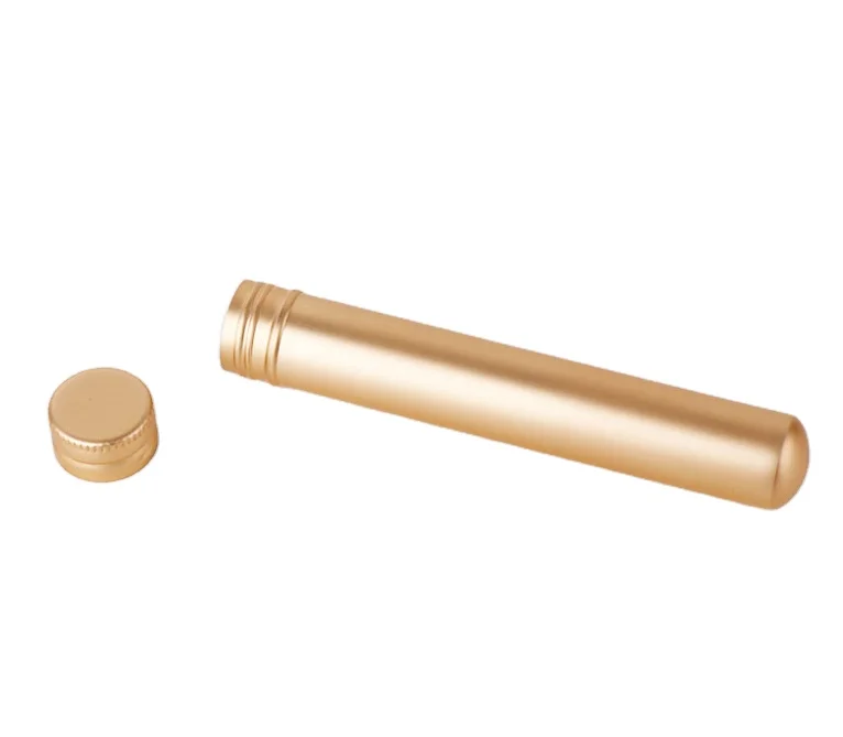 120*20 Aluminum Cigar Tube Child Resistant Cap Top