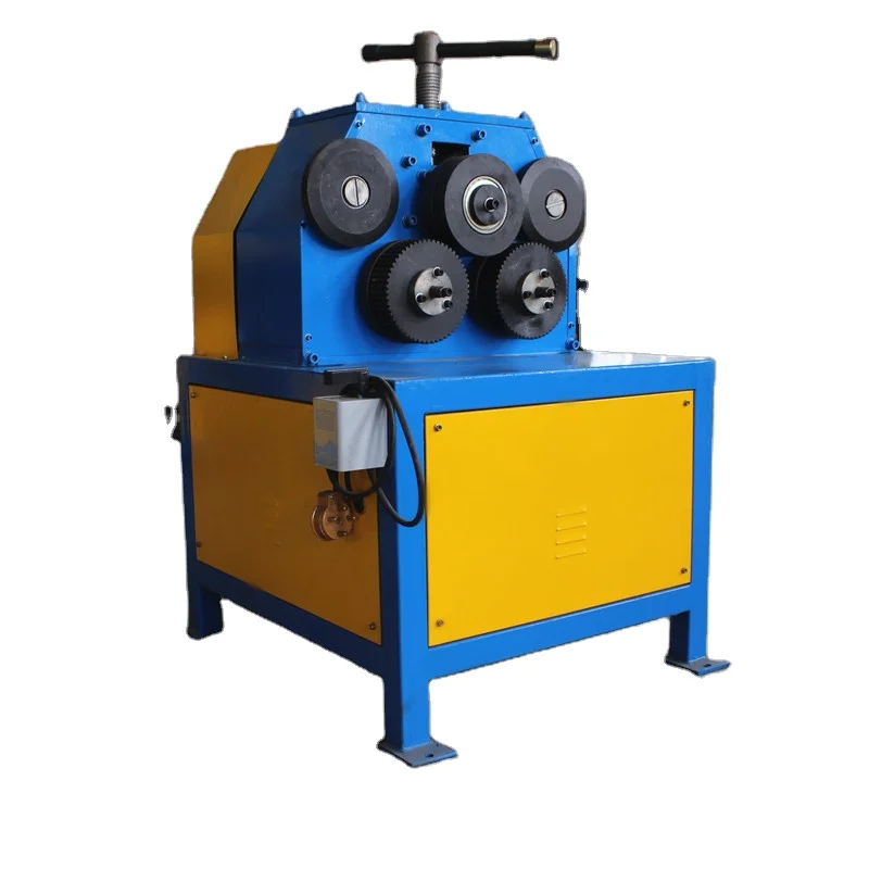 competitive price Electric Hydraulic CNC angle steel crimping flat iron channel steel rolling pipe bending machine
