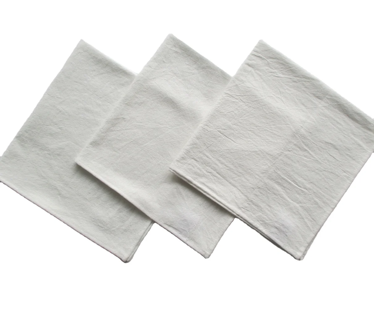 All-purpose 100% cotton kitchen use multi-purpose custom print blank flour sack towel