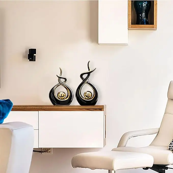 Dropshipping Shopify Home Decor Modern Abstract Art Ceramic Statue Table Decorations