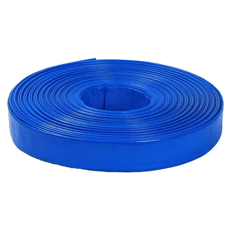 2-8 inch High Quality Large Diameter PVC Layflat Hose 1-12 Water Hose for Farm Irrigation Quality Plastic Tubes Manufacturer
