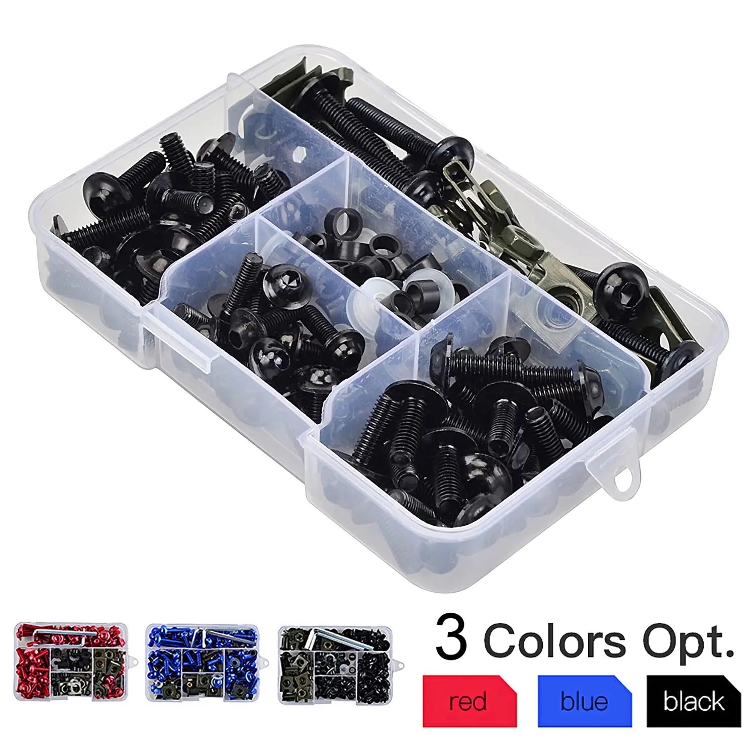 Motorcycle Windscreen Screws Colorful Fasteners Fairing Bolts Nut Clips Kit for Kawasak Suzuki Honda Ducati BMW