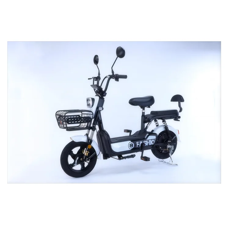 Factory Direct Sales Export Small Electric City Bike 350W Electric Scooter Bike 48V 500w Girl 2 Wheels Moped Scooter for Adults