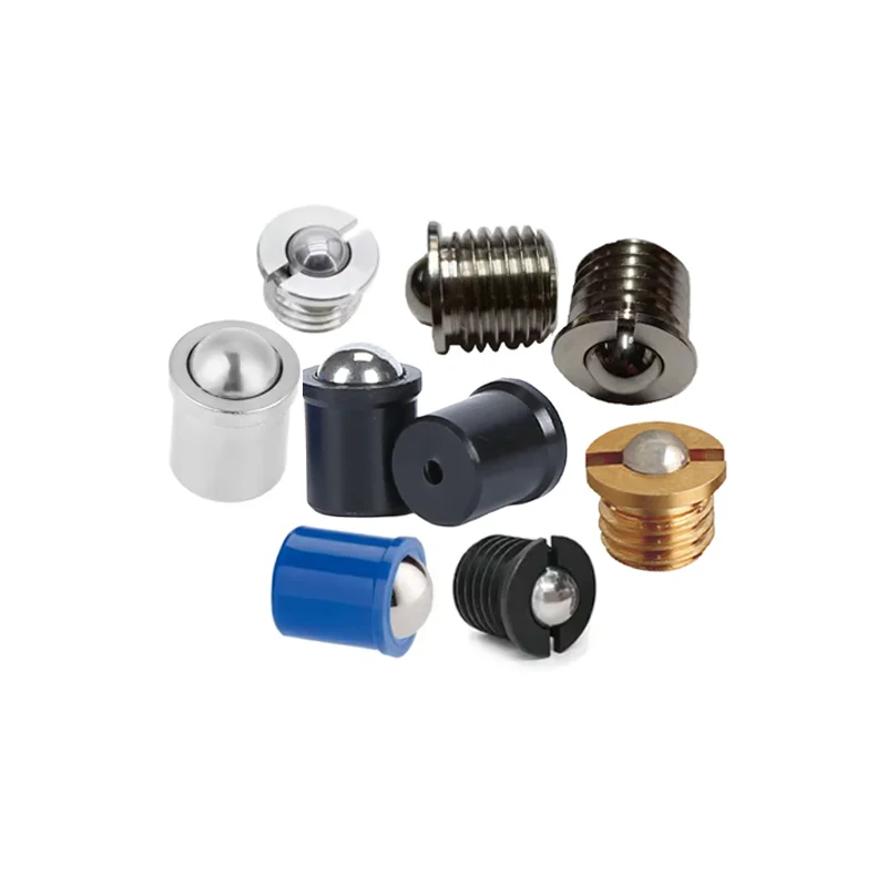 M4 M6 M8 Stainless Steel 304 Carbon Hex Socket Spring Ball Plunger Grub Point Set Screw Loaded Plungers/