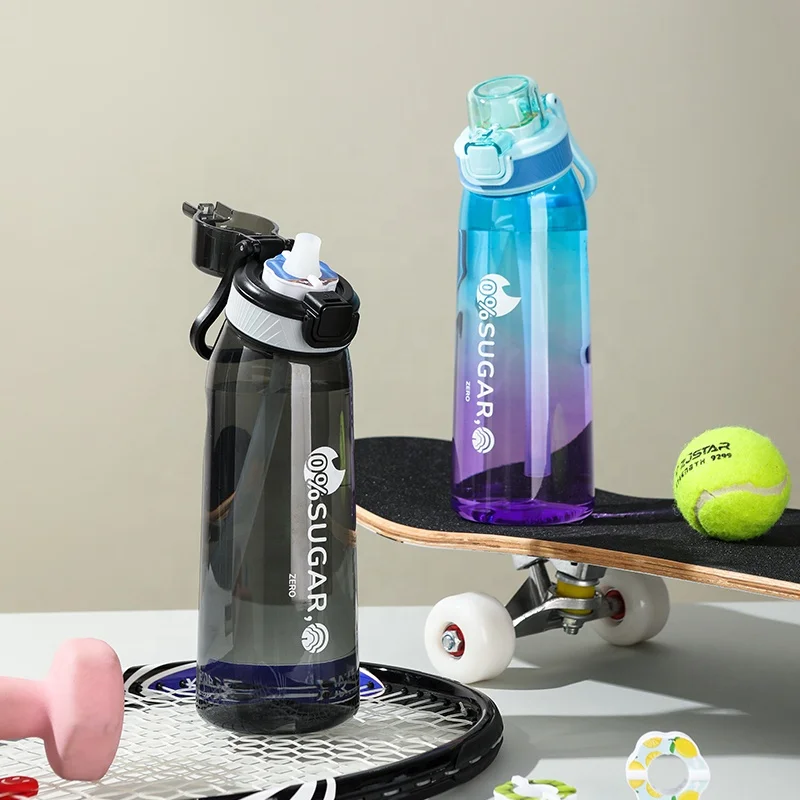 Custom Flavoring fruit Taste airs Flavours up Air Scent Smaken Drink met smell Flavour Up Tritan Water Bottle with Flavor Pods