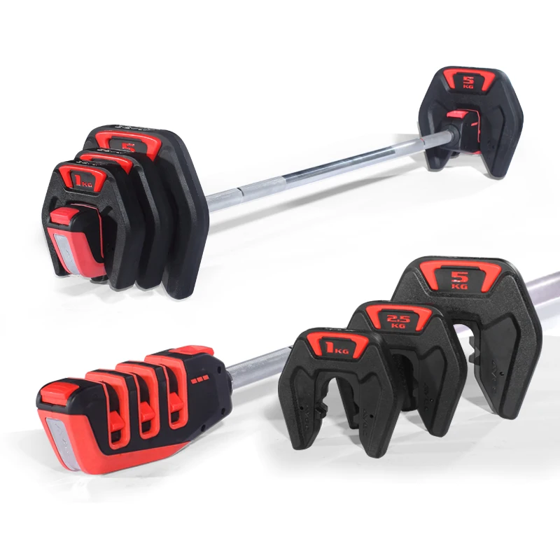 
Adjustable Barbell Set PU Barbell 20kg Barbell Weight Set Dumbbell Set 