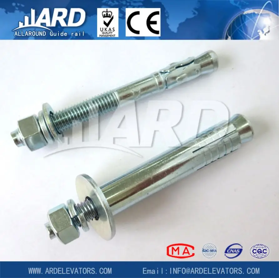 garge smart car home lift Wedge Anchor Though Bolt Stainless Steel Expansion Anchor Bolt
