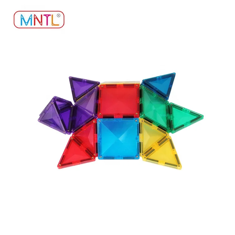Competitive Price Customised Educational Magnetic Building Tiles Toy Sets Popular Style Plastic for Kids