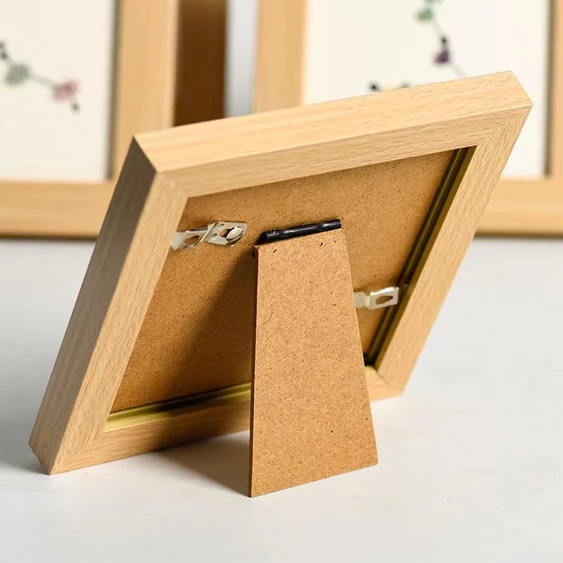 Wholesale Natural Crystals Healing Twelve Constellations Wooden Photo Frame Crystal Painting