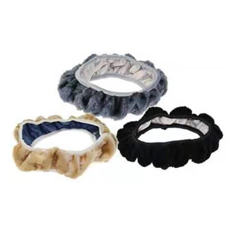 FX-M-105 супердешевый нескользящий эластичный чехол на руль автомобиля из искусственного плюша для зимы сохраняет тепло