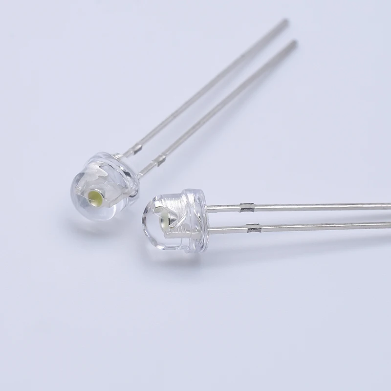 CZINELIGHT Made in Chine 5mm Strawhat Water Blue LED Emitting Diodie Thought Hole Led DIP LED