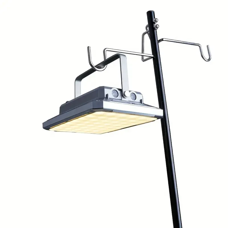 2024 Wholesale Super Bright Solar Digital Power Display 3 Modes Hanging Lamp Usb Rechargeable Tent Lighting Led Camping Light