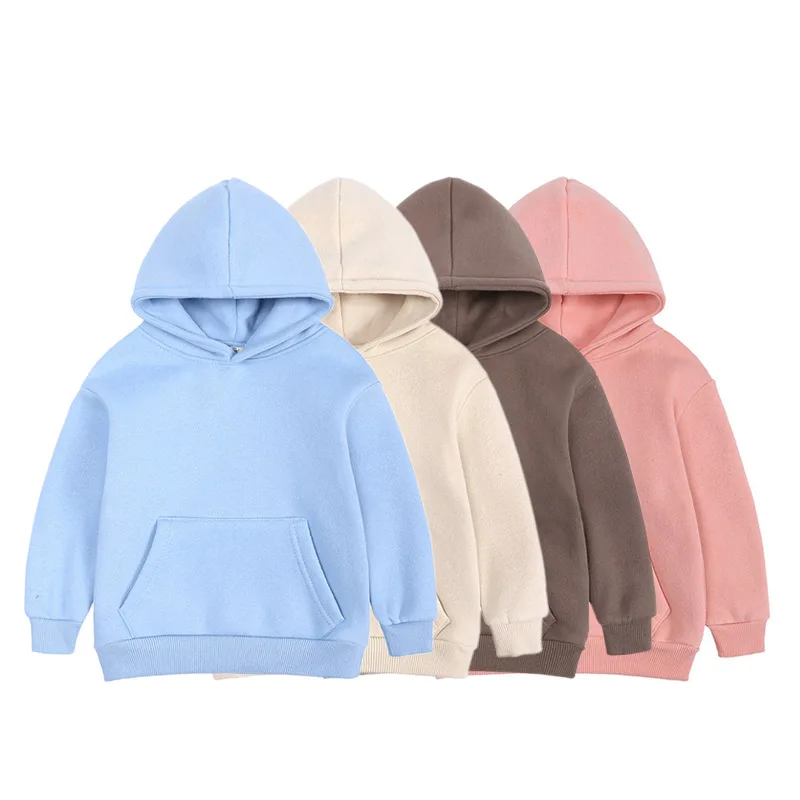 hooded sweatshirt kids tracksuit clothing wholesale children baby plain hoodies manufacturers for customs clothes