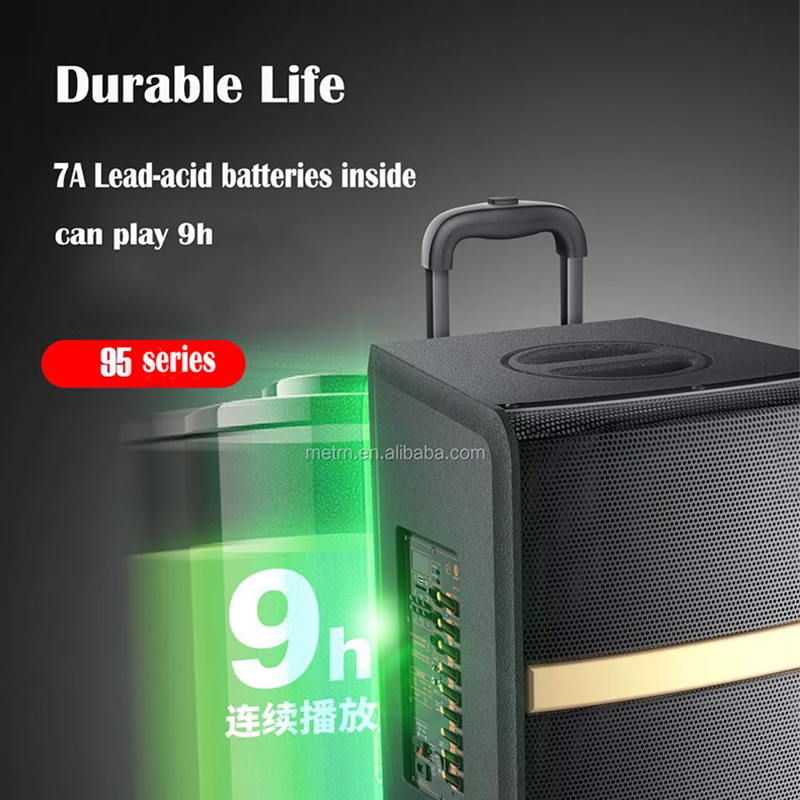 rechargeable big power 160W stage portable karaoke