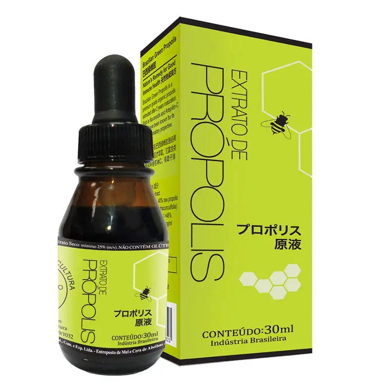 Hot Selling Brazilian Propolis Liquid Extract Drops Custom Wholesale Healthcare Supplement