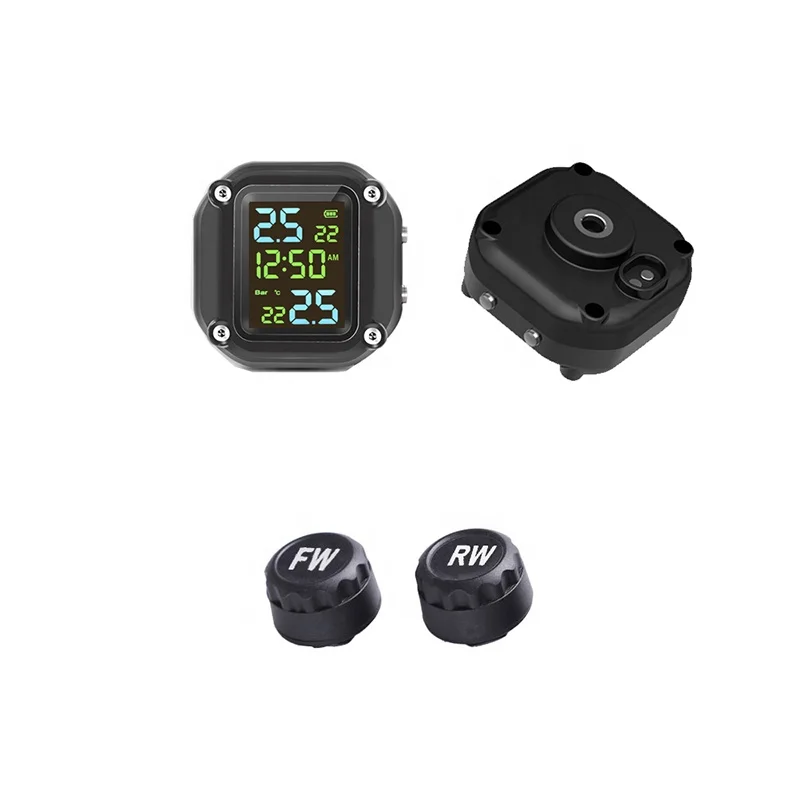 
External sensors tire pressure monitoring system motorcycle TPMS 