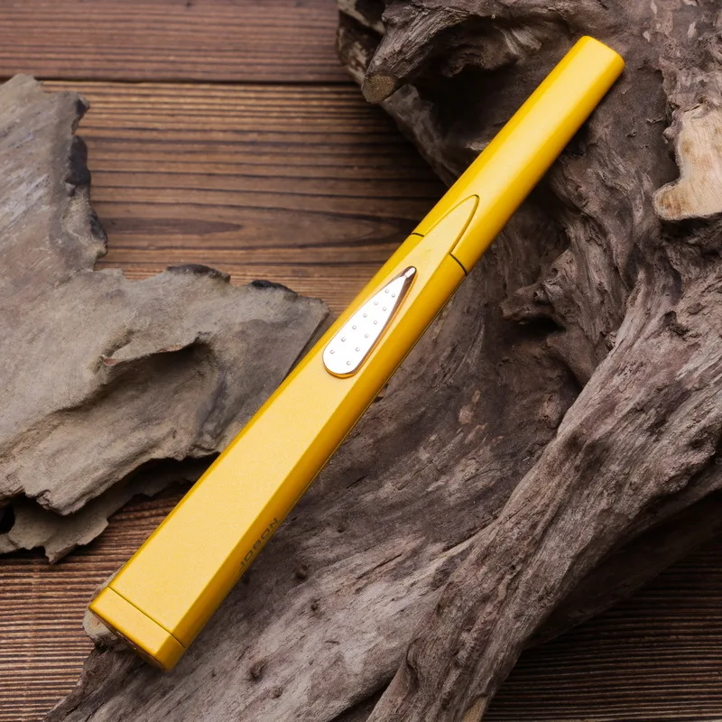 Jobon Brand Single ARC Electric Lighters CUSTOM LOGO USB charging kitchen long windproof pen electronic pulse cigarette lighter