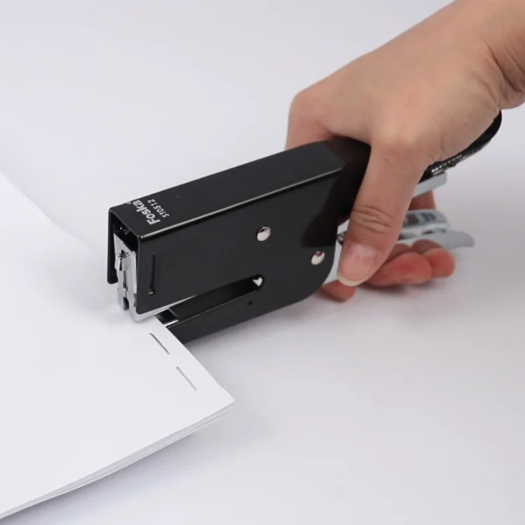 Foska 25 Sheets Plier Style Metal Industrial Cardboard Stapler for Sealing Packaging Boxes Mail Bags or Poster Tubes