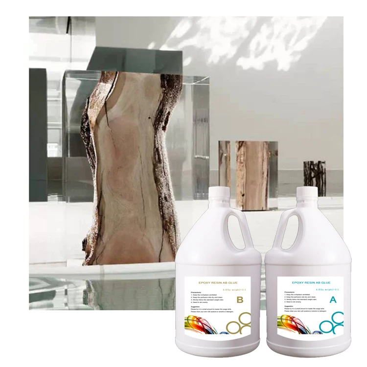 Manufacturers Crystal Clear Casting Epoxy Resin Deep Pour Adhesive Kit