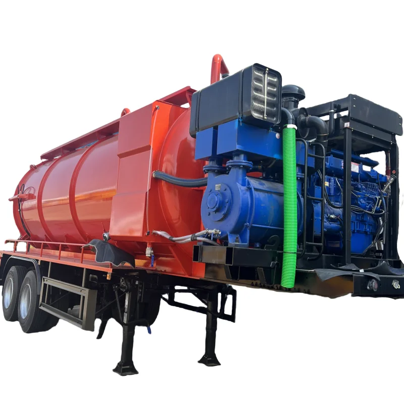 High quality vacuum septic tank factory 10cbm to 20cbm cleaning and sewage suction truck price