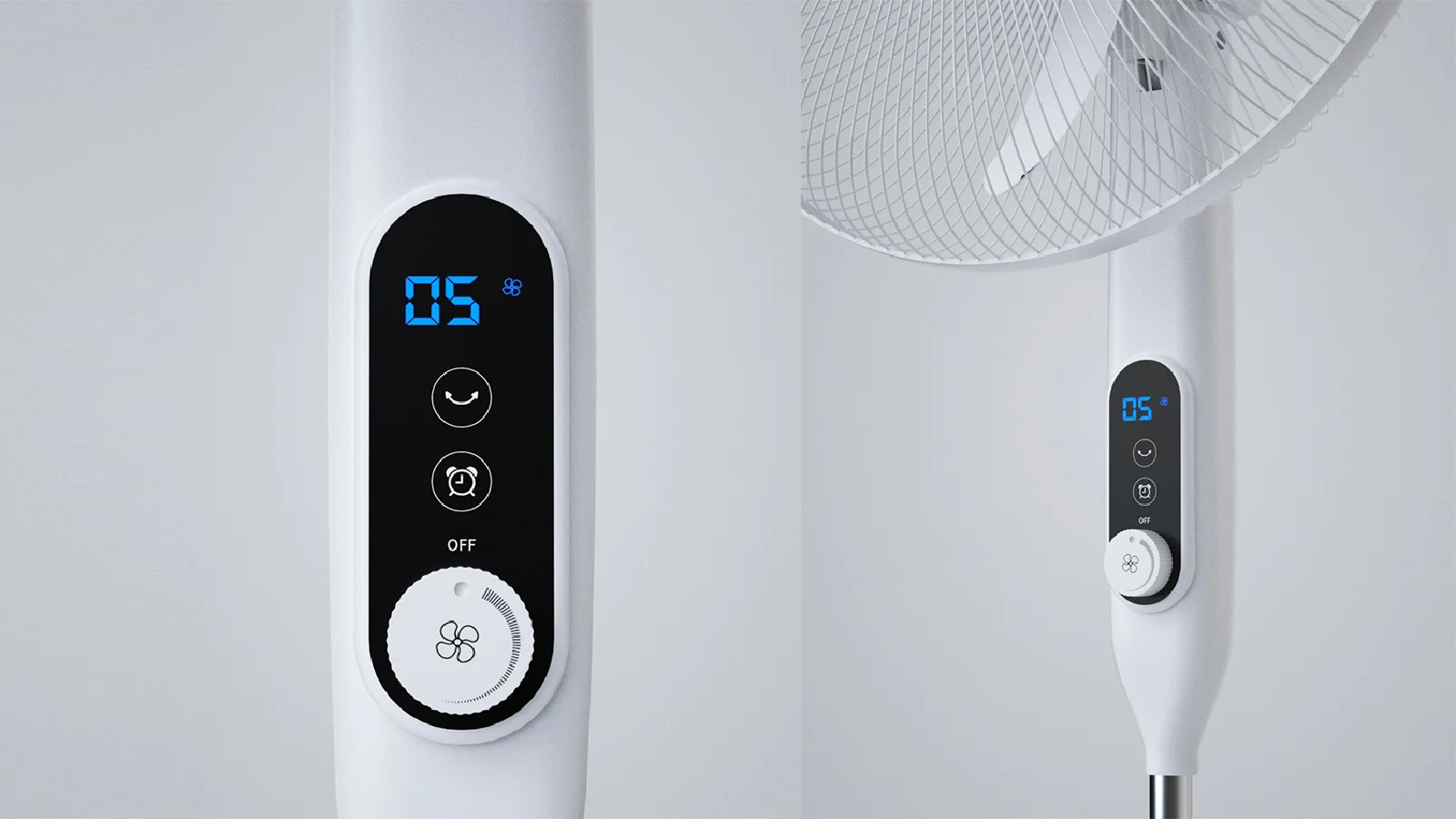 16-Inch Oscillating  Standing Fan Electric AC DC  Quiet BLDC Pedestal Pedestal Fan, Battery Operated(Optional)