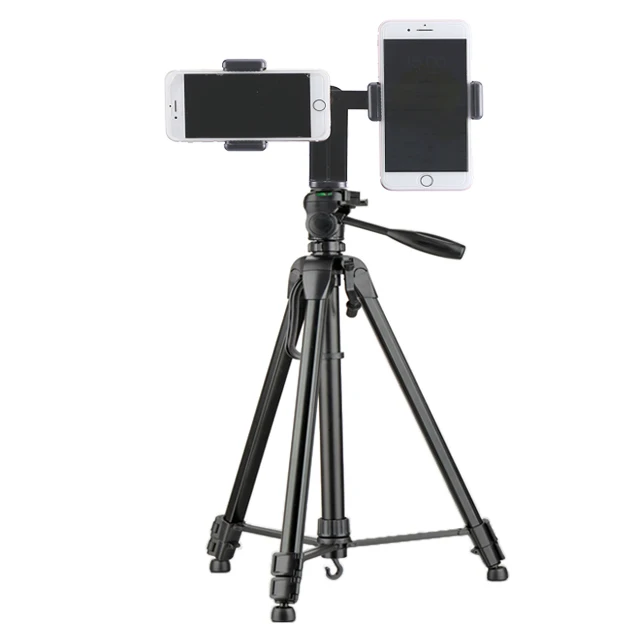 Lightweight portable mobile phone tripod camera pro video stand for mobile tripod for cellphone