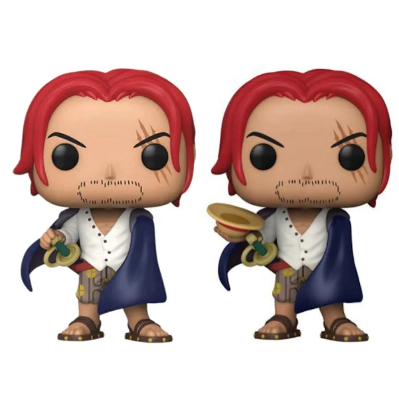 Funko Pop Animation 1 PIECE 939 SHANKS Action Figure Toys Vinyl Movie Cartoon Figurine Model Collection Cute Doll Gift