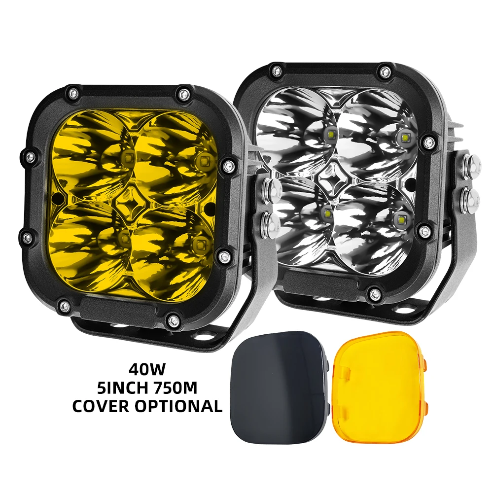Auto Lighting System 1000m High Power Super Bright  Led Driving light, 4x4 4wd 100w 5inch Off Road 4inch Led Work Light