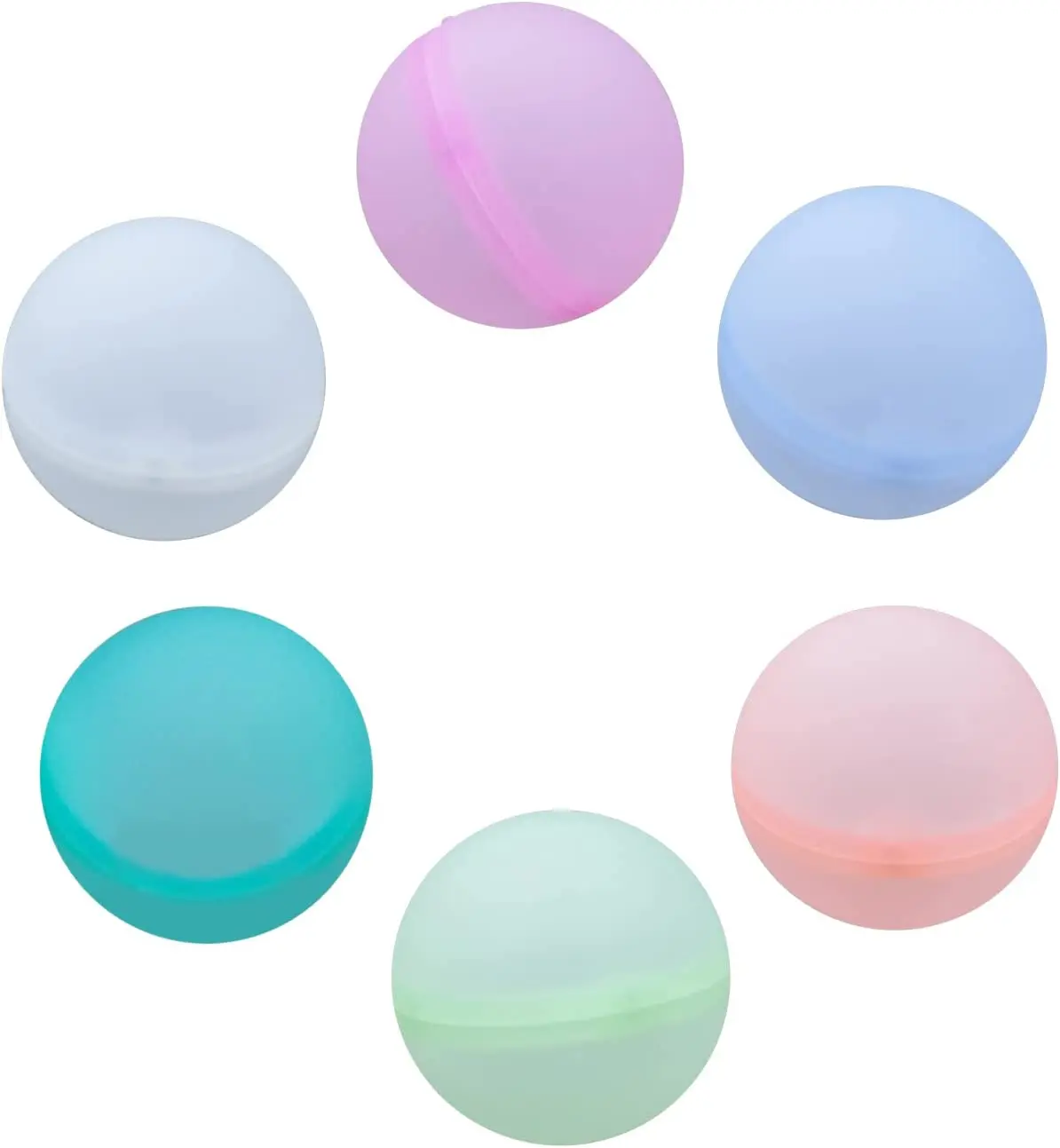 Reusable Water Balloons Self Sealing Quick Fill Environmental Silicone and Magnets Refillable Water Bomb Ball for kids