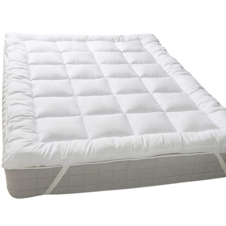 Chinese Factory Customized cheap hotel bed mattress topper anti-slip mattress pad