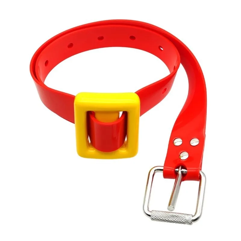 Sinodiving New Design Soft Silicone Free Diving Belt Quick Release Underwater Scuba Diving Dive Snorkeling Weight Belt