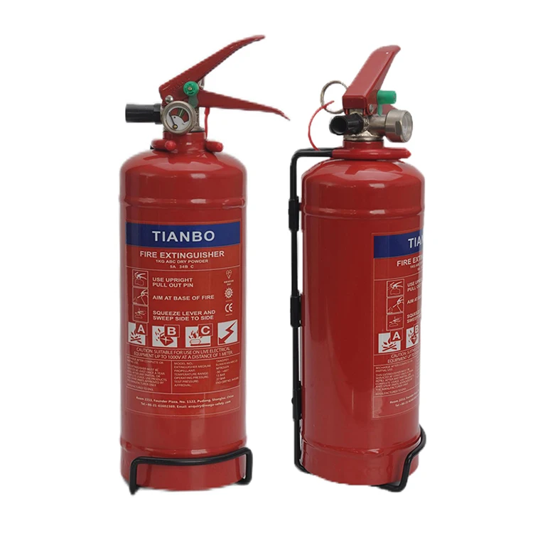 2KG DCP Fire Extinguisher KIWA TUV Rheinland ABC Dry Chemical Powder Extintor Steel Residential Commercial Industrial Use