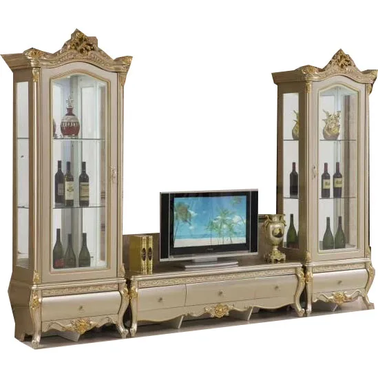 Wooden Modern Big Size Tv Cabinet TV Stand Living Room Furniture Hotel .restaurant .banquet. Home Tv Stand White 25-30days Panel