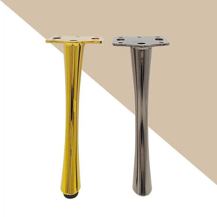 Lichuan 18cm Golden Metal Sofa Legs with Popular Design China Factory Furniture Accessories for Sofa and Cabinet Furniture Legs