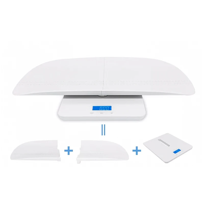 White Removable 100Kg Mother And Baby Electronic Babies Digital Infant Weight Scale