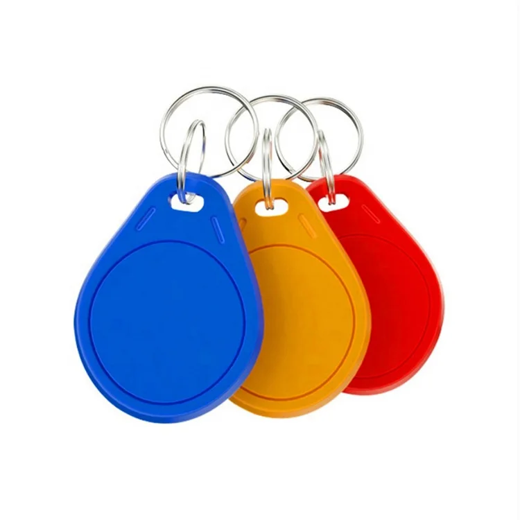 Free sample epoxy keychains RFID NFC keyfob epoxy tag for sharing social media and access control card