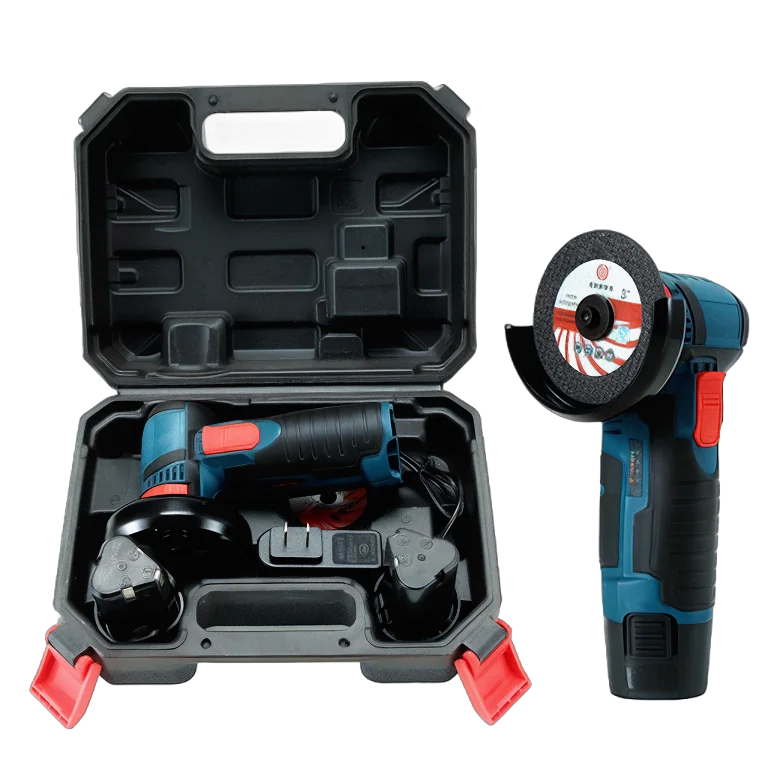 Mini Cordless Angle Grinder Machine Rechargeable Electric for Surface Conditioning Cutting & Polishing